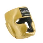 cabezal de cuero dorado 01