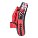 manopla sintetico rojo negro 02