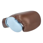 GUANTE HARVEY MARRON-CELESTE CUERO - Imagen 6