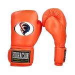 GUANTE CLASSIC NARANJA FLUO CUERO