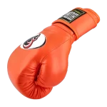GUANTE CLASSIC NARANJA FLUO CUERO - Imagen 7