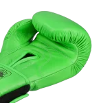 GUANTE CLASSIC VERDE FLUO CUERO - Imagen 3