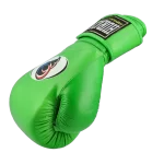 GUANTE CLASSIC VERDE FLUO CUERO - Imagen 7