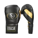 GUANTE BOX NEGRO-DORADO CUERO CORDONES - Imagen 2