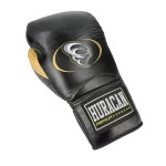 GUANTE BOX NEGRO-DORADO CUERO CORDONES - Imagen 6