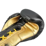 GUANTE BOX NEGRO-DORADO SINTETICO CORDONES - Imagen 3