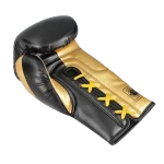 GUANTE BOX NEGRO-DORADO SINTETICO CORDONES - Imagen 5