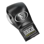 GUANTE BOX NEGRO-PLATEADO CUERO CORDONES - Imagen 6