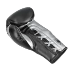GUANTE BOX NEGRO-PLATEADO SINTETICO CORDONES - Imagen 5