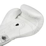 GUANTE BOX BLANCO CUERO CORDONES - Imagen 3