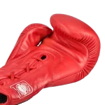 GUANTE BOX ROJO CUERO CORDONES - Imagen 3