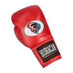 GUANTE BOX ROJO CUERO CORDONES - Imagen 6