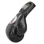 GUANTE BOX NEGRO CUERO CORDONES - Imagen 7