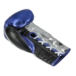 GUANTE METALLIC AZUL-PLATEADO SINTETICO CORDONES - Imagen 5