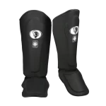 Tibial rigido negro cuero mate1