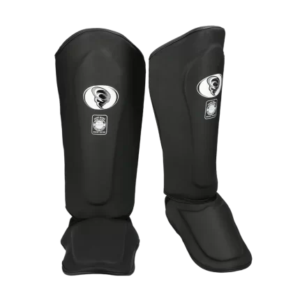Tibial rigido negro cuero mate1