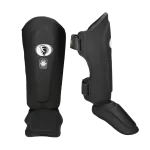 Tibial rigido negro cuero mate2
