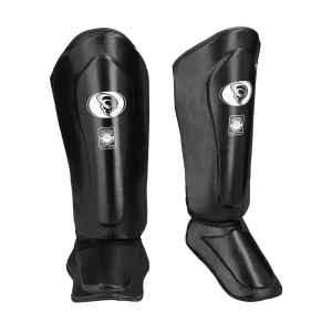 Tibial rigido negro cuero1
