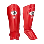 Tibial rigido rojo cuero1