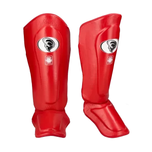 Tibial rigido rojo cuero1