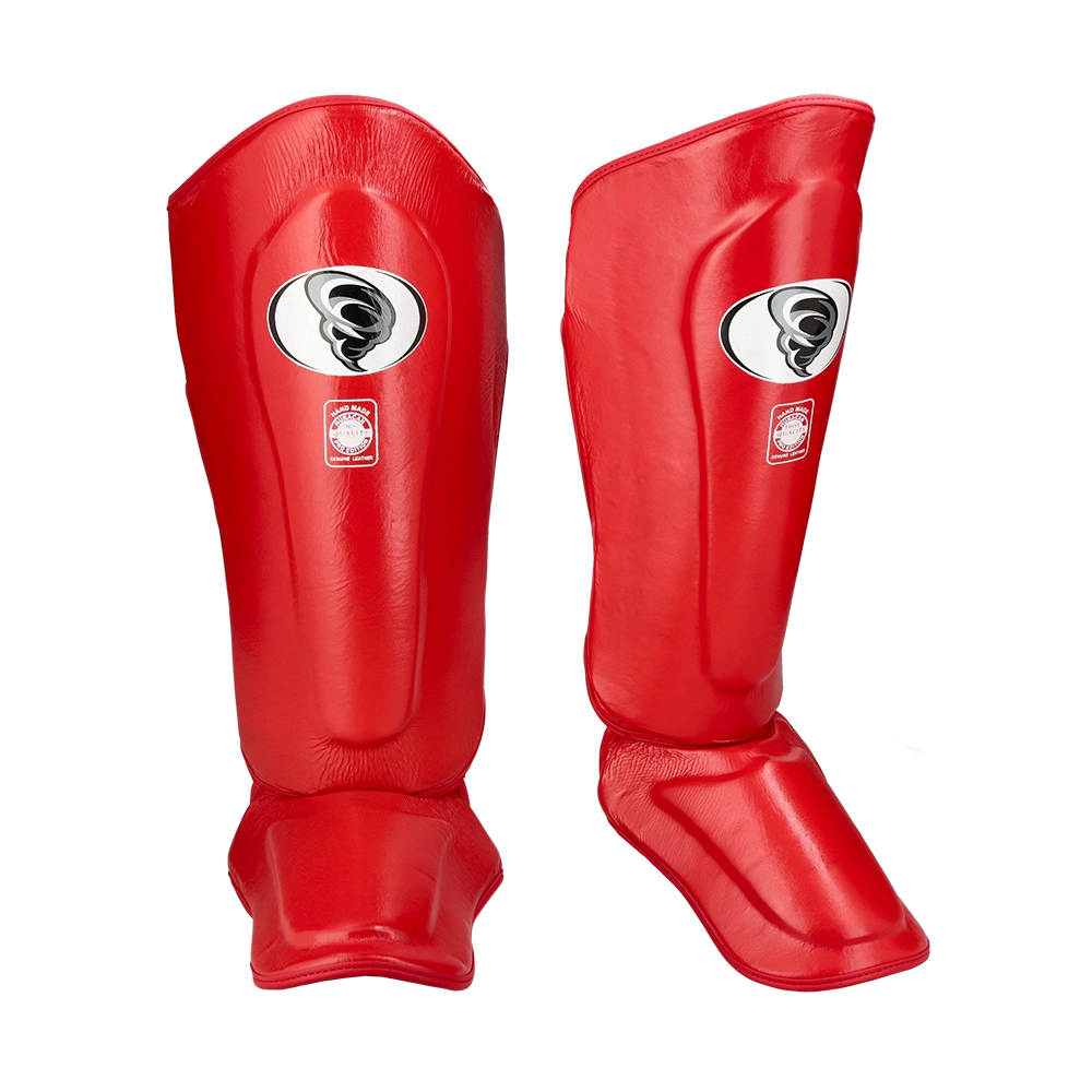 Tibial rigido rojo cuero1