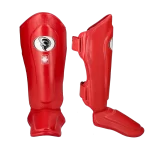 Tibial rigido rojo cuero2