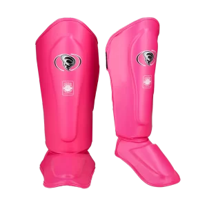 Tibial rigido rosa fluo sint1
