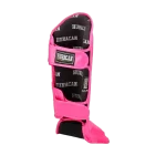 Tibial rigido rosa fluo sint3