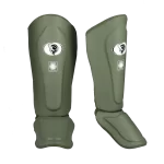 Tibial rigido verde mate cuero1