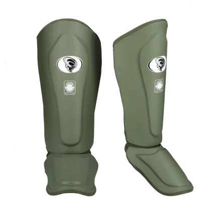 Tibial rigido verde mate cuero1